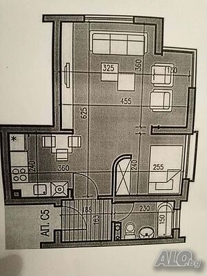 Жилище Ботевград Atelier / Studio 44 sq. m. Brick 2018 y. 1 floor First residential floor | Apartments | Кв. Изток Botevgrad