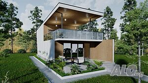 Парцел на асфалтов път с идеен проект Sale 427 sq. m. Regulated (RLE) Without electricity Without water | Land for development, Investment projects | Fazanovo