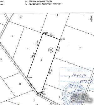 Продавам нива, с. Борован, 9.98дка, 3-та категория Agricultural land 9983 sq. m. Third category | Agricultural land, Orchards, Vineyards, Forests | Borovan