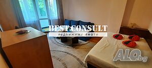 Двустаен обзаведен, ТЕЦ, климатик - Възраждане, БИЛЛА 1-Bedroom 52 sq. m. Furnished Not last floor | Apartments | Vazrazhdane Ruse