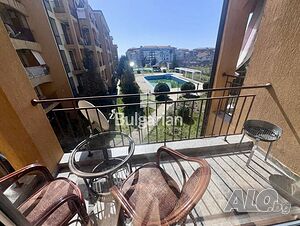 Обзаведен апартамент с гледка басейн 1-Bedroom 65 sq. m. Brick | Apartments | Aheloy