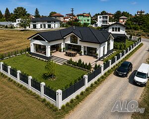 Нова къща в с. Твърдица - 264 кв.м, 500 кв.м двор, цена преди Акт 15 2 - storey 268 sq. m. built-up area 500 sq. m. courtyard | Houses / Villas | Tvarditsa