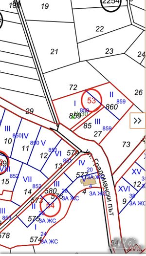 Продавам имоти в гр. Банкя Sale 1000 sq. m. Regulated (RLE) With electricity Water pipe | Land for development, Investment projects | Банкя Bankya