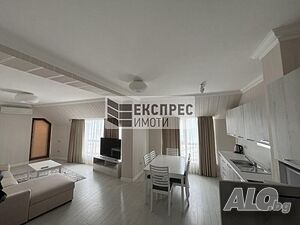 ОБЗАВЕДЕН, НОВ, ЛУКСОЗЕН ТРИСТАЕН АПАРТАМЕНТ, М-Т КАБАКУМ 2-Bedroom 116 sq. m. Partly furnished Last floor | Apartments | Kabakum (locality)
