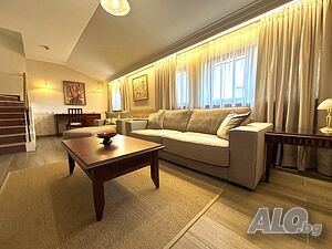 Четиристаен мезонет тип пентхаус за продажба в Банско до кабинковия лифт Large 172 sq. m. Brick 2009 y. 5 floor Last floor | Apartments | Ски зона сграда Даунтаун Bansko