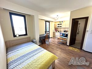Двустаен апартамент с балкон за продажба в ски зоната на Банско, Grand Bansko 1 1-Bedroom 55 sq. m. Brick 2009 y. 1 floor First residential floor | Apartments | Грамадето Bansko