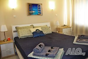 Двустаен под наем в Поморие 1-Bedroom 65 sq. m. Furnished Not last floor | Apartments | Нов град - местност Кротирия, срещу Аквапарка Pomorie