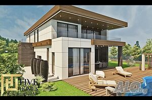 Парцел 1286 кв.м със започнат строеж на къща - с. Оризаре 2 - storey 180 sq. m. built-up area 1286 sq. m. courtyard | Houses / Villas | Orizare