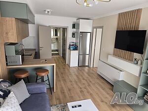 Нов двустаен апартамент под наем, до ЮЗУ „Неофит Рилски“ - Благоевград 1-Bedroom 60 sq. m. Furnished Not last floor | Apartments | Zapad Blagoevgrad