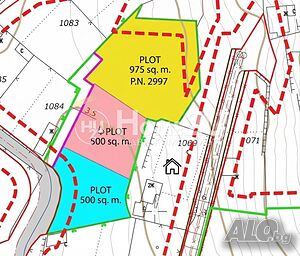 Парцел с морска панорама Sale 2130 sq. m. Regulated (RLE) Without electricity Without water | Land for development, Investment projects | Манастир Manastir