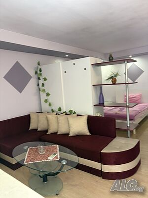 Прега под наем обзаведено студио в центъра на Благоевград Studio 30 sq. m. Furnished Ground floor | Apartments | Center Blagoevgrad