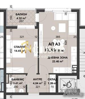 Двустаен на среден етаж само за 75 000 евро 1-Bedroom 67.45 sq. m. Brick 2024 y. 2 floor Not last | Apartments | Belomorski Plovdiv