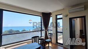 Тристаен апартамент с морска панорама в Златни пясъци 2-Bedroom 91 sq. m. Brick 2010 y. 4 floor Not last | Apartments | Golden Sands (resort)