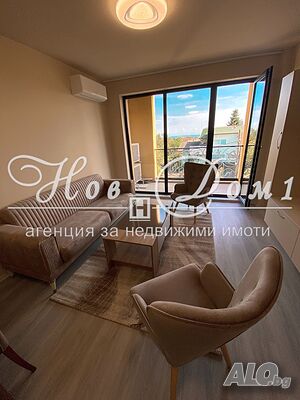 ЛУКСОЗНО ОБЗАВЕДЕН С ПАРКОМЯСТО В ЦЕНАТА/ ЗАТВОРЕН КОМПЛЕКС ПОДХОДЯЩ ЗА СЕМЕЙСТВА С ДЕЦА / МОРСКА ГЛ.. 1-Bedroom 66 sq. m. Furnished | Apartments | St. Constantine and Elena (resort)