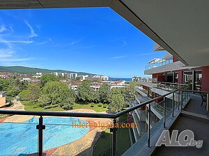 Тристаен апартамент с морска панорама на 200м от плажа 2-Bedroom 161 sq. m. Brick 2013 y. 6 floor Not last | Apartments | Sunny Beach (resort)