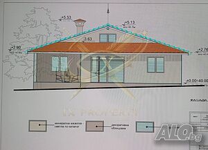УПИ 822 кв.м с готов архитектурен проект - с. Попович, общ. Бяла Sale 822 sq. m. Regulated (RLE) With electricity Water pipe | Land for development, Investment projects | Popovich