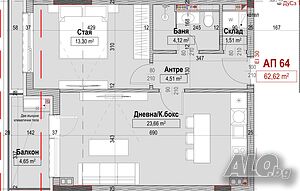 Двустаен апартамент в квартал Мадика! Без комисиона! 1-Bedroom 71 sq. m. Brick 2025 y. 7 floor Not last | Apartments | Madika Burgas
