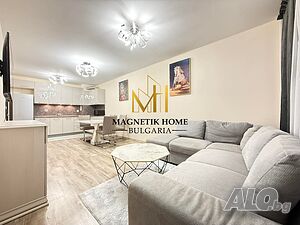 Модерен двустаен апартамент до Борисовата градинка и Младежки дом в ж.к. Възраждане 1-Bedroom 68 sq. m. Furnished Not last floor | Apartments | Vazrazhdane Burgas