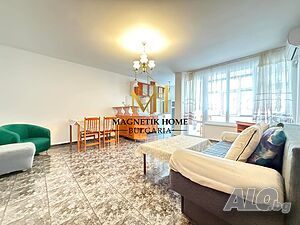 Приветлив двустаен апартамент до Младежки дом и у-ще Иван Вазов в ж.к. Възраждане 1-Bedroom 70 sq. m. Furnished Not last floor | Apartments | Vazrazhdane Burgas