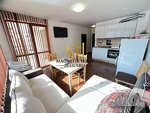 Чисто нов двустаен имот в затворен комплекс ”Famagusta” с гледка басейн и градина + паркомясто 1-Bedroom 57 sq. m. Brick 2022 y. Not last | Apartments | Aheloy