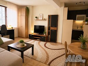 Двустаен под наем, Герджика, СОБСТВЕНИК 1-Bedroom 65 sq. m. Furnished First residential floor | Apartments | Karshiyaka Plovdiv