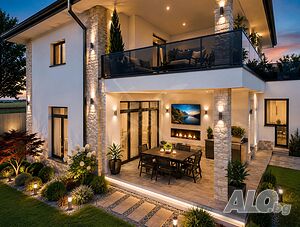 Къща в Радиново 2 - storey 337 sq. m. built-up area 875 sq. m. courtyard | Houses / Villas | Radinovo