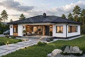 Къща в с. Миролюбово! 1 - storey 95 sq. m. built-up area 624 sq. m. courtyard | Houses / Villas | Mirolyubovo