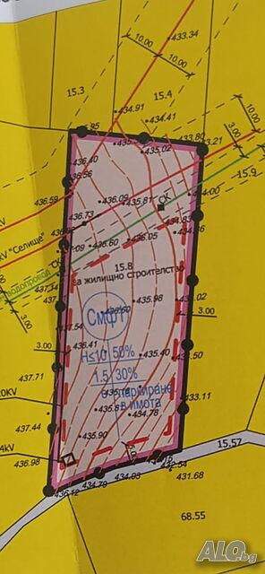 Парцел за продажба в с. Зелен Дол, обл. Благоевград Sale 3001 sq. m. Regulated (RLE) With electricity Water pipe | Land for development, Investment projects | Zelendol