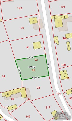 Парцел за продажба в с. Бучино, обл. Благоевград Sale 661 sq. m. Regulated (RLE) Without electricity Water pipe | Land for development, Investment projects | Buchino