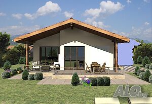 Акт 16!!! НОВА къща в полите на Родопите -до КЛЮЧ! 1 - storey 122 sq. m. built-up area 690 sq. m. courtyard | Houses / Villas | Novo selo