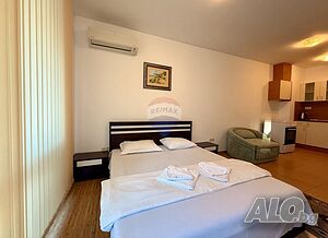 Просторно студио с вана на първа линия море под наем, гр. Балчик Studio 53 sq. m. Furnished | Apartments | Balchik