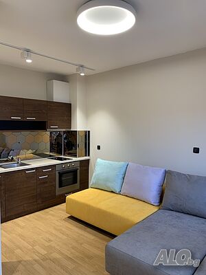 Отдава се под наем обзаведено студио с гледка в Банско близо до лифта Studio 44 sq. m. Furnished Last floor | Apartments | на ъгъла на ул. Пирин и ул. Найден Геров Bansko