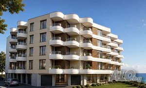 ПЪРВА ЛИНИЯ МОРЕ - едностаен апартамент - гр. Приморско Studio 44 sq. m. Brick 2029 y. 3 floor Not last | Apartments | Primorsko