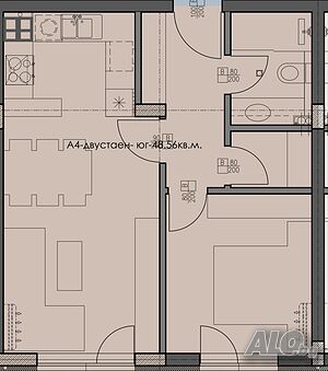 продава апартамент 1-Bedroom 58 sq. m. Brick 2027 y. Ground floor | Apartments | Malinova Dolina Sofia