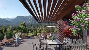 Двустаен апартамент с градинска тераса в 7 Angels 1-Bedroom 73.28 sq. m. Brick 1 floor | Apartments | Borovets (resort)