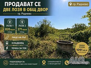 Лозе гр. Раднево Vineyards 1091 sq. m. Sixth category | Agricultural land, Orchards, Vineyards, Forests | Radnevo