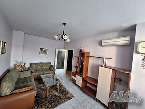 Двустаен, отремонтиран, обзаведен до Полицията 1-Bedroom 50 sq. m. Large - area formwork/sliding formwork 1985 y. 4 floor Not last | Apartments | Tsentar Stara Zagora