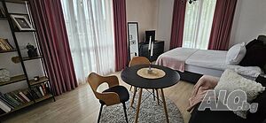 Стилно обзаведено студио с басейн на 50 м от плажа - Сарафово Studio 40 sq. m. Furnished First residential floor | Apartments | Sarafovo Burgas