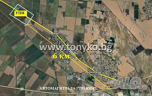 УПИ 41 дка, промишлено-складов, лице 360 м на шосе, 18 евро/кв.м. Sale 41680 sq. m. Regulated (RLE) With electricity Own water source | Land for development, Investment projects | Voysil
