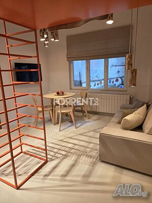 Под наем 1-стаен апартамент на 30 метра от Попа! Studio 50 sq. m. Furnished Ground floor | Apartments | Center Sofia